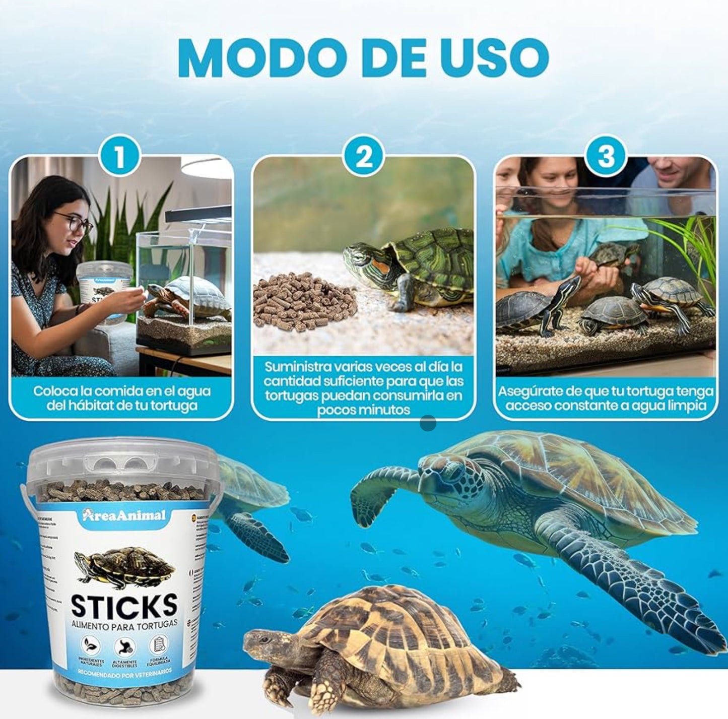 Comida Tortuga de agua 300G