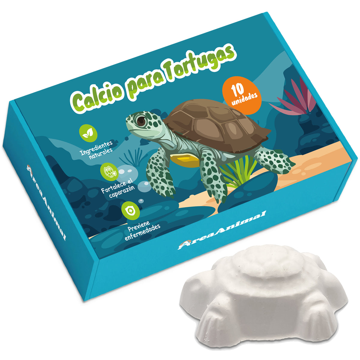 Calcio para Tortugas de Agua · 10 uds