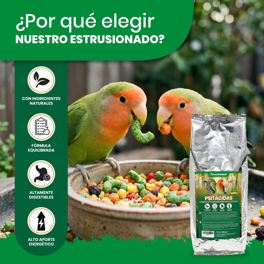 Alimento para Psitácidas · 600 g