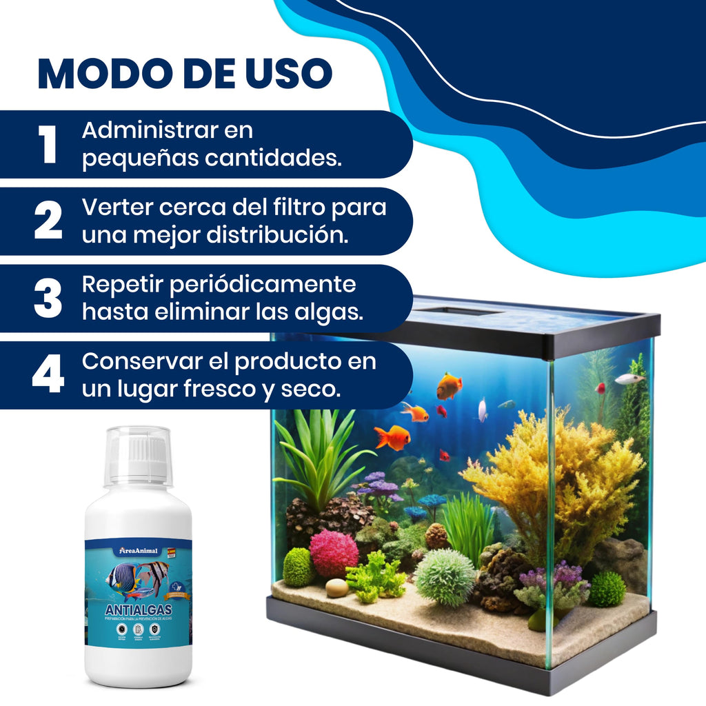 Antialgas para Acuarios · 250 ml
