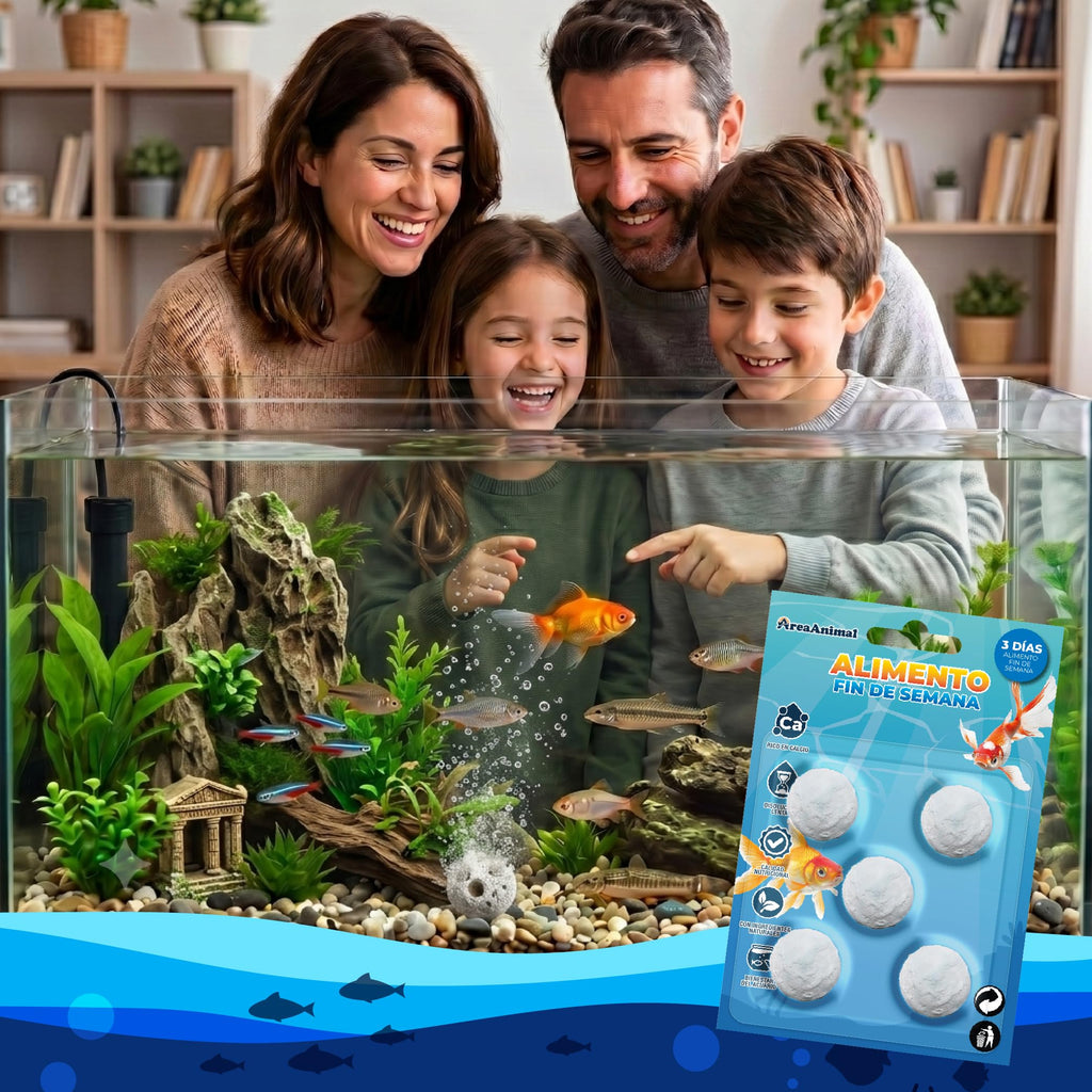 Comida de Fin de Semana para Peces (3 días) · 15 uds