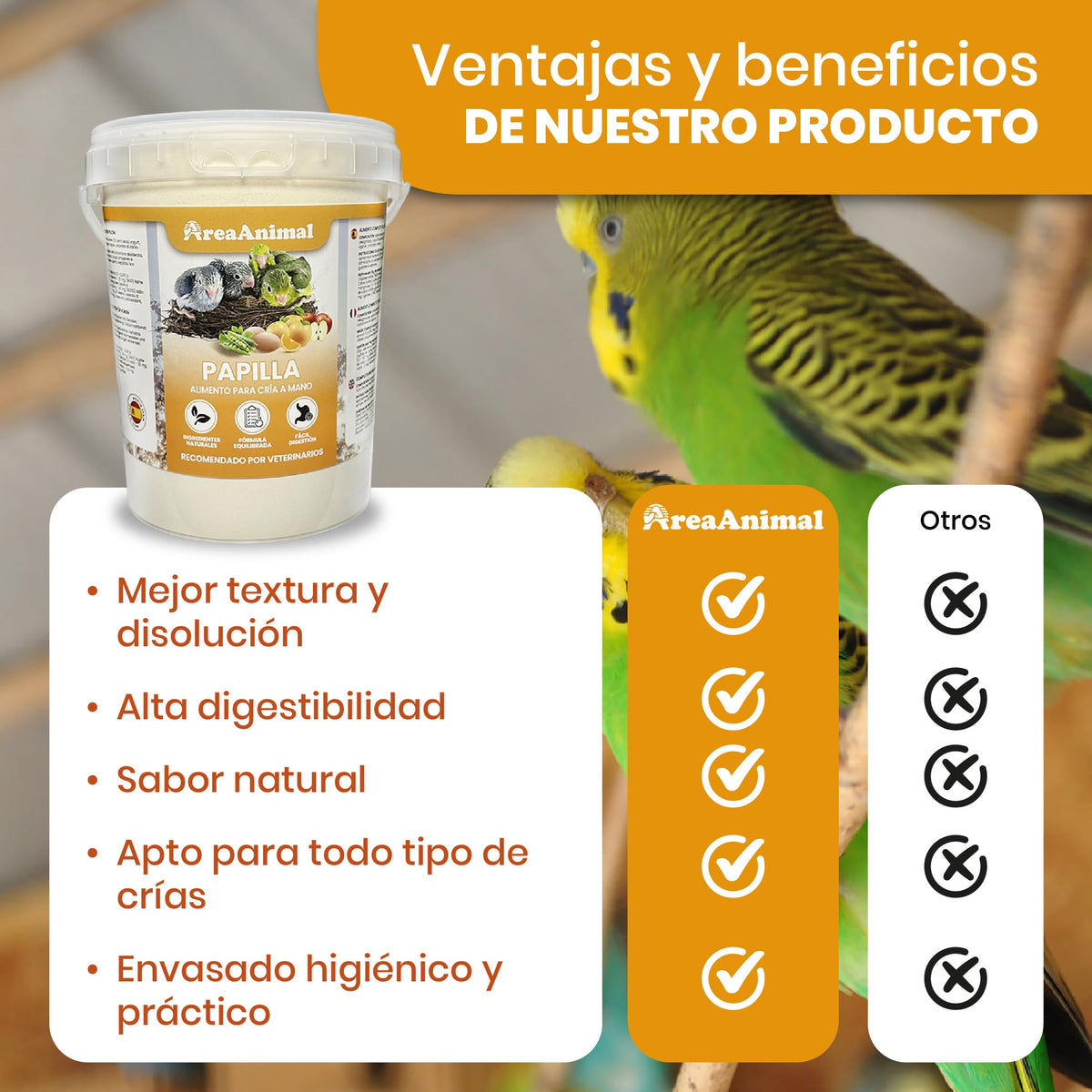 Papilla para Pájaros · 800 g
