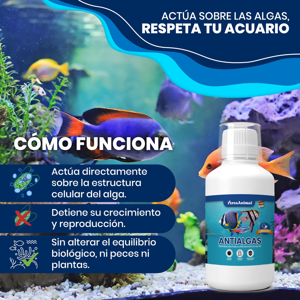 Antialgas para Acuarios · 250 ml