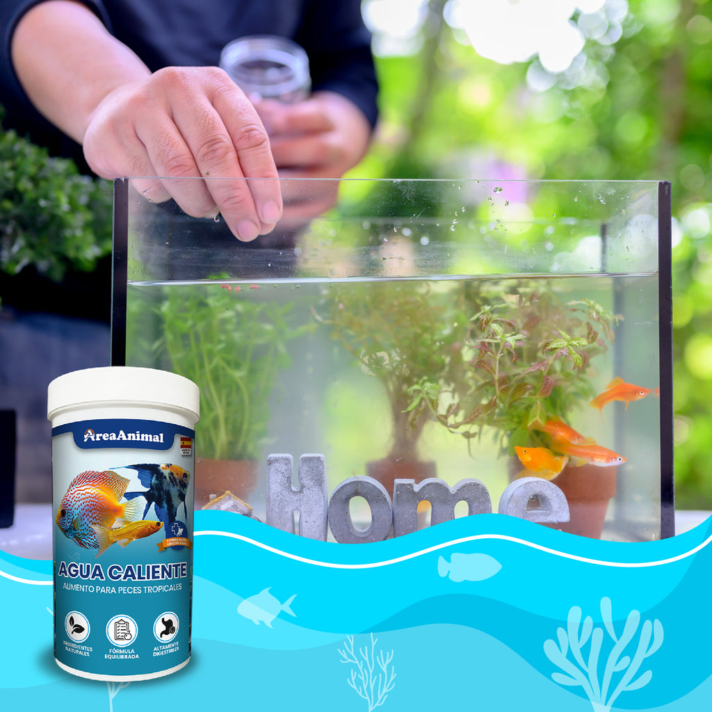 Escamas para Peces de Agua Caliente 50g/250ml