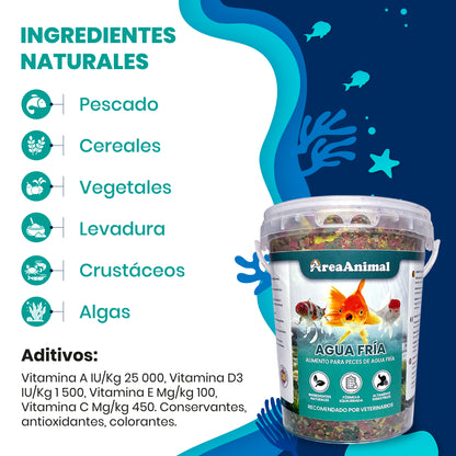 Comida para peces de agua fría