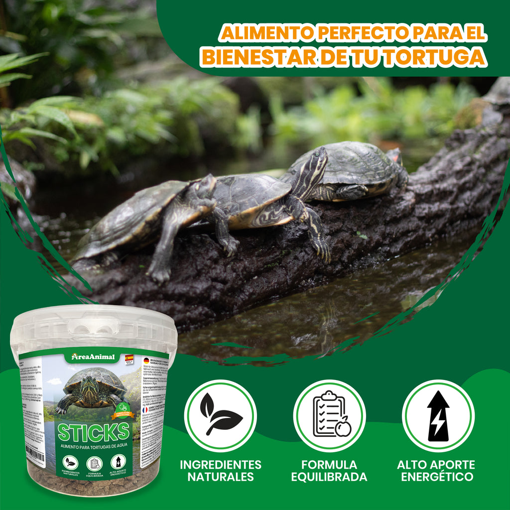 Comida para Tortugas de Agua 1,5kg/5,5L