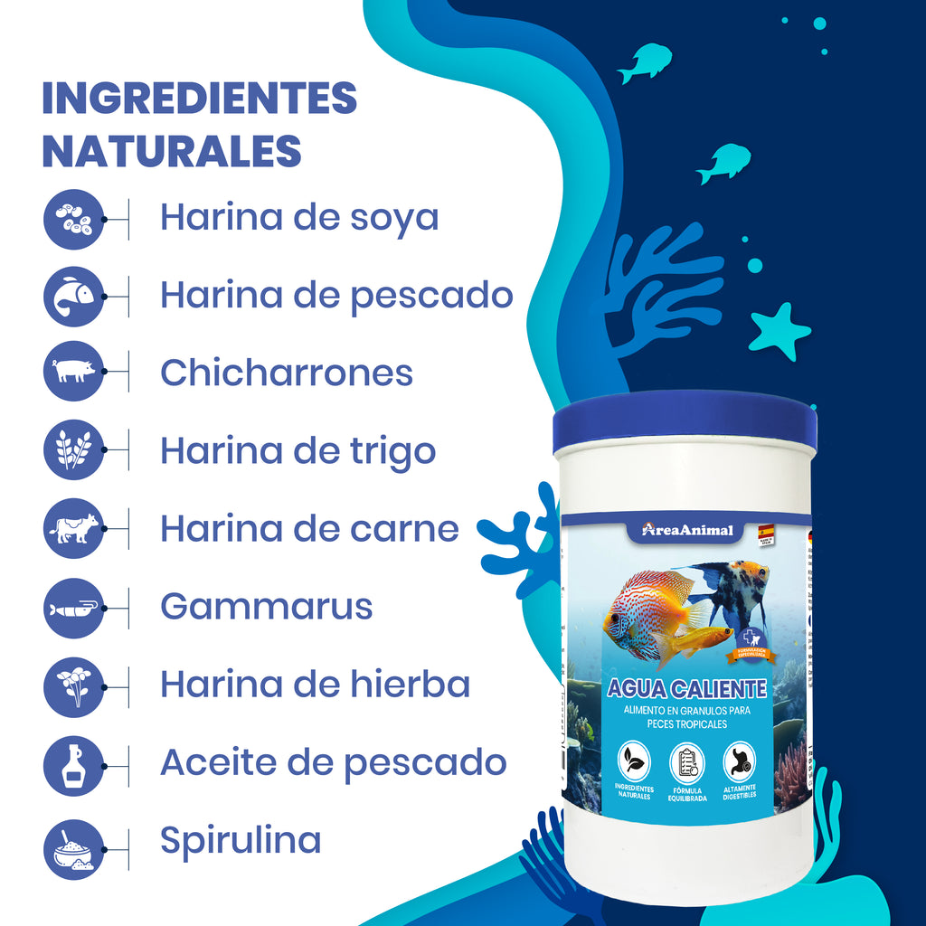 Granulado peces tropicales · 480 g