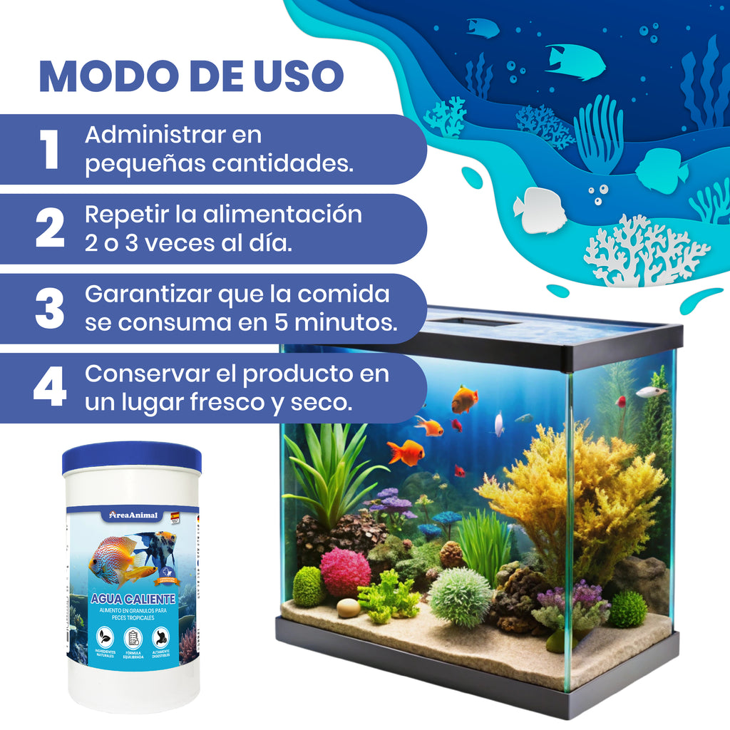 Granulado peces tropicales · 480 g