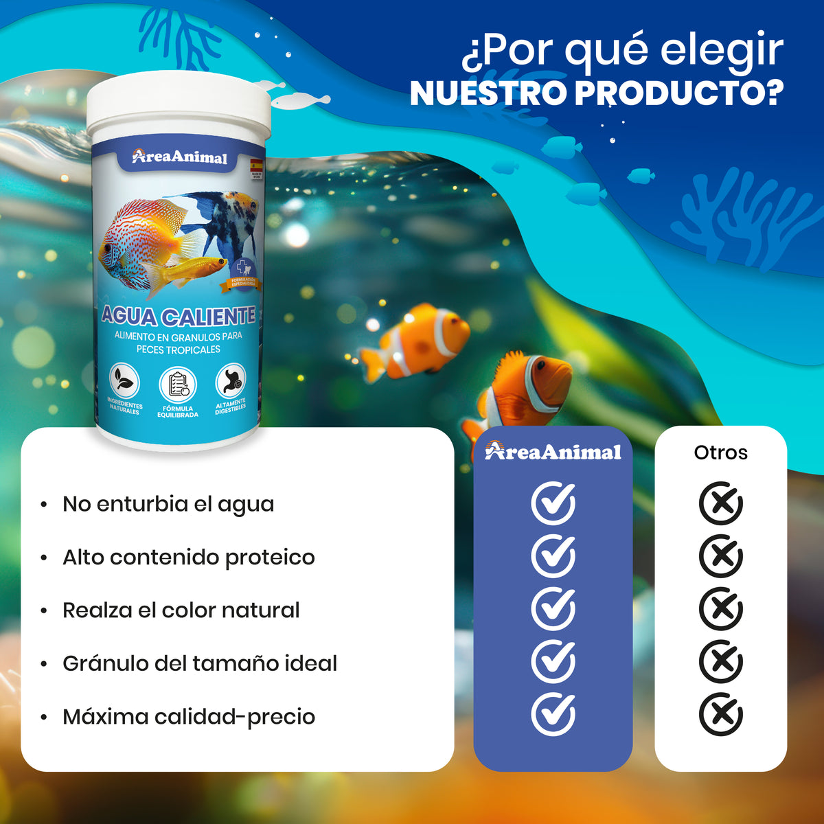 Granulado peces tropicales · 105 g
