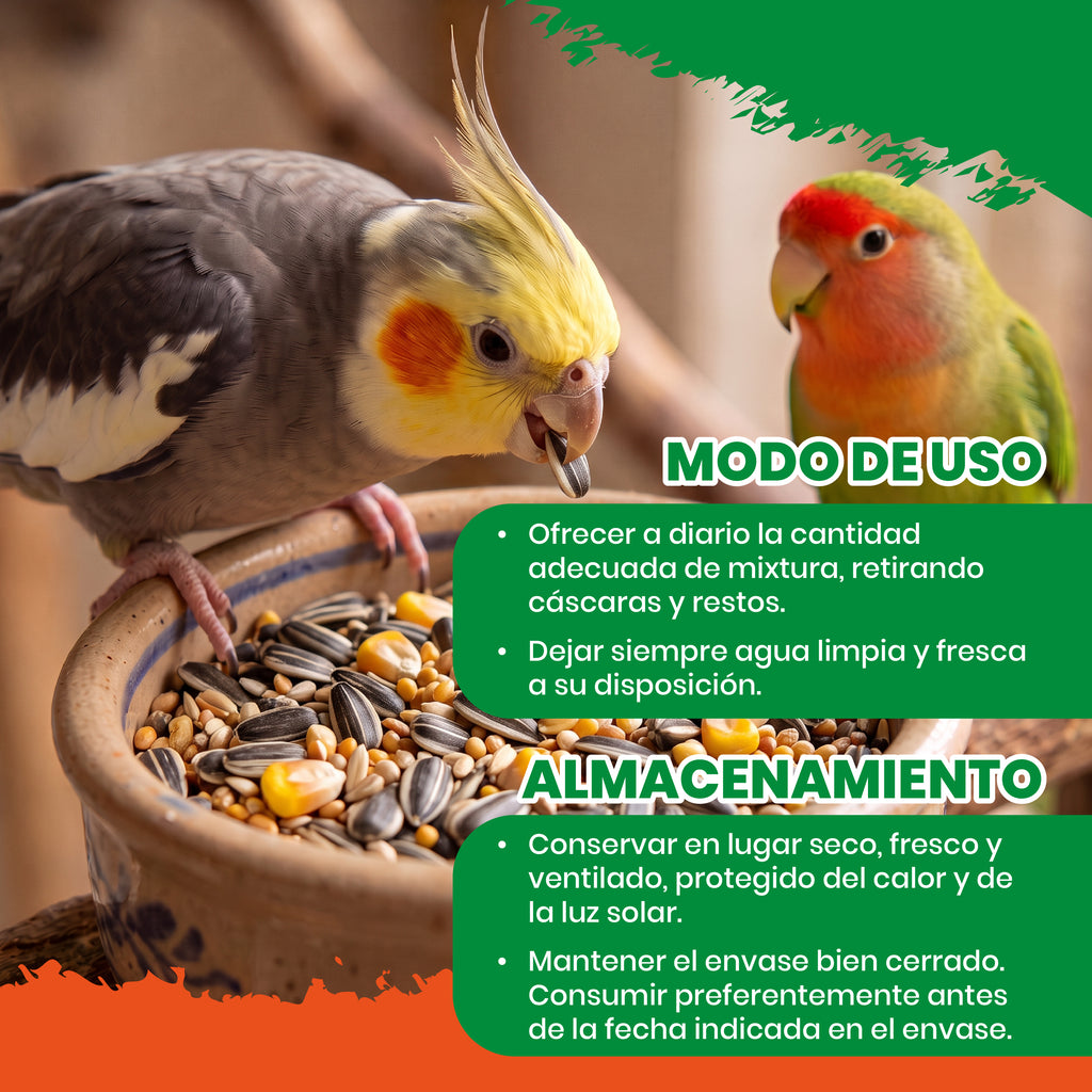 Mixtura agaporni y ninfa · 900 g