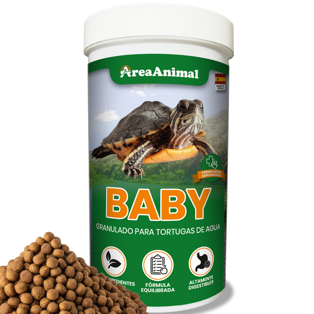 Comida para Tortugas de Agua Bebé 100g/250ml